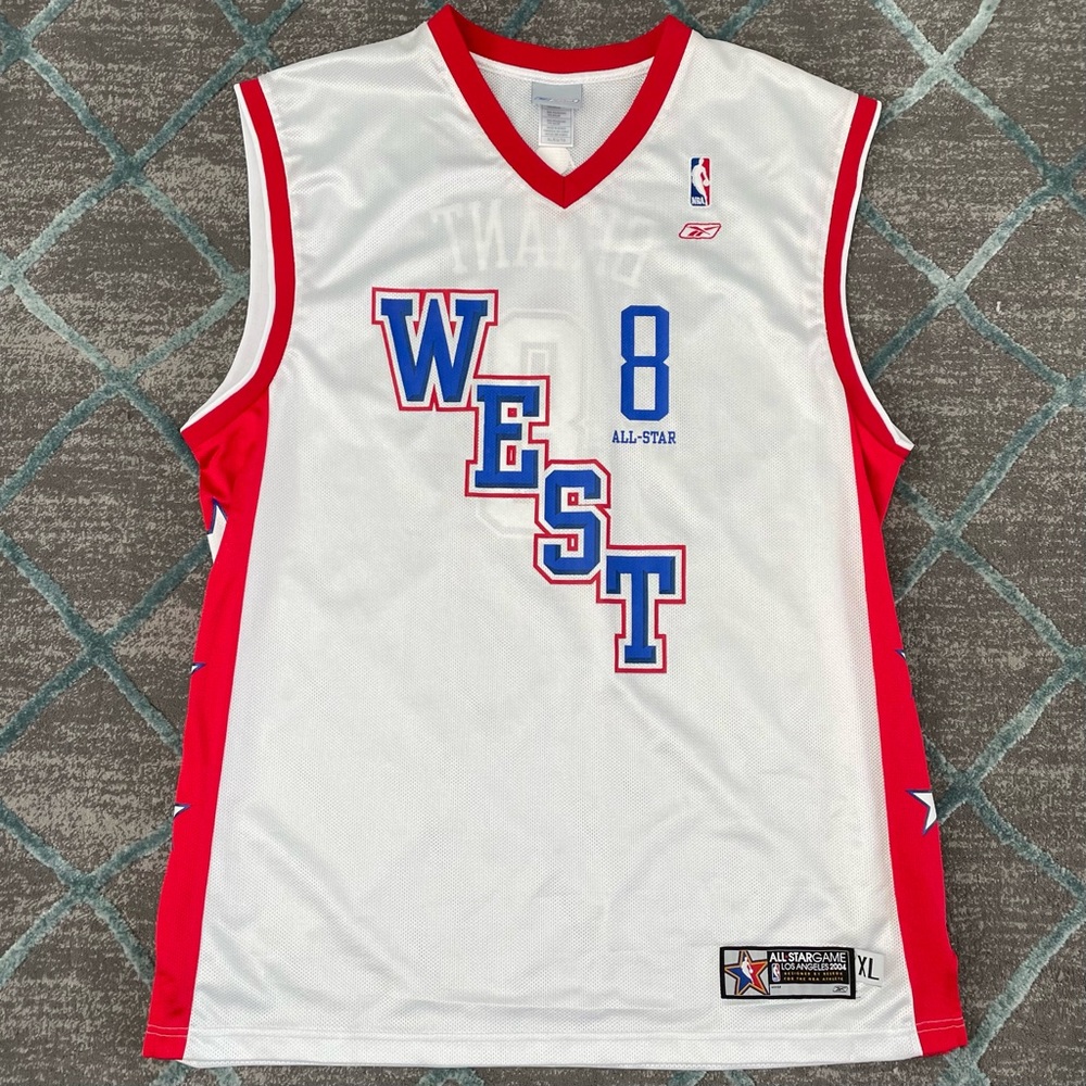 Reebok Kobe Bryant Western All-Stars Number 8 Jersey Lakers 2004 Vintage